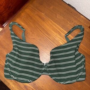 Abercrombie & Fitch Curve Love High Apex Underwire Bikini Top